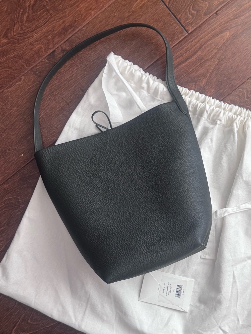 The Row Medium N/S Park Tote in Dark Pine Color